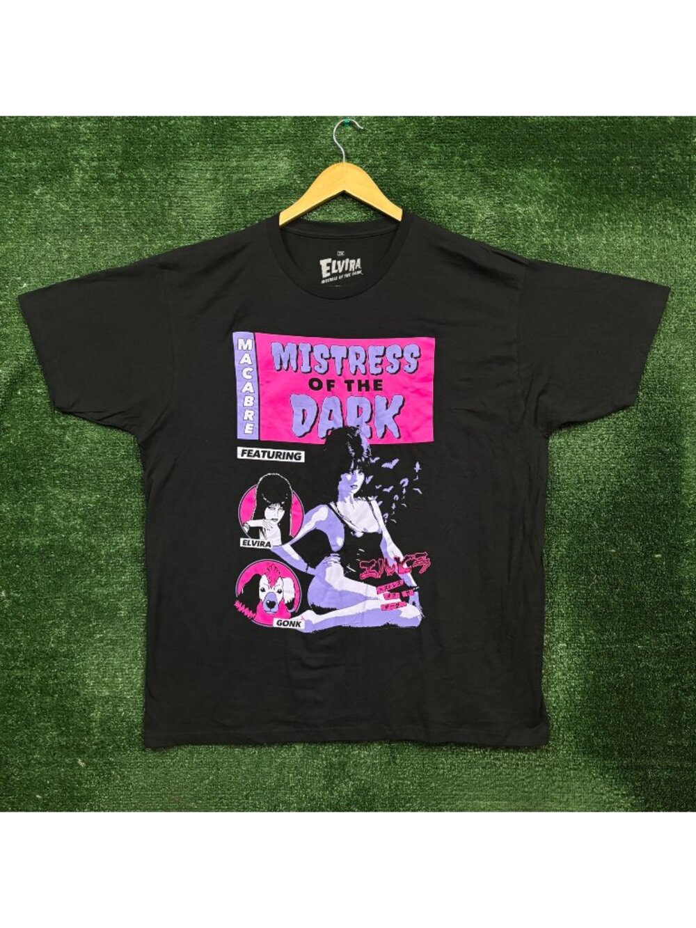 Macabre Elvira Mistress of The Dark Featuring Gonk T-Shirt Size 2X